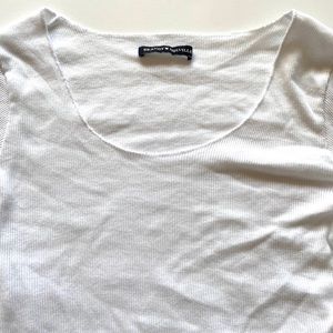 Brandy Melville white long sleeve shirt